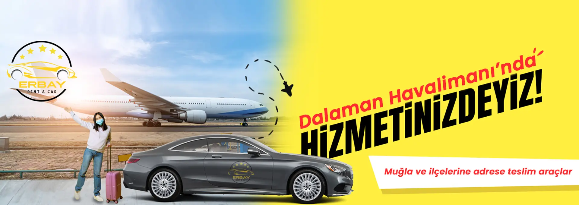 Erbay Rent a Car Slider -havalimanı